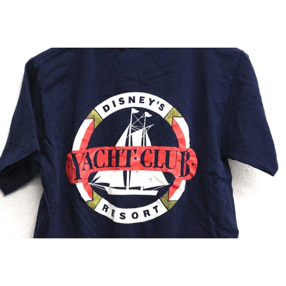 Vintage Disney Yacht Club Resort Florida T Shirt Medium - Picture 2 of 8